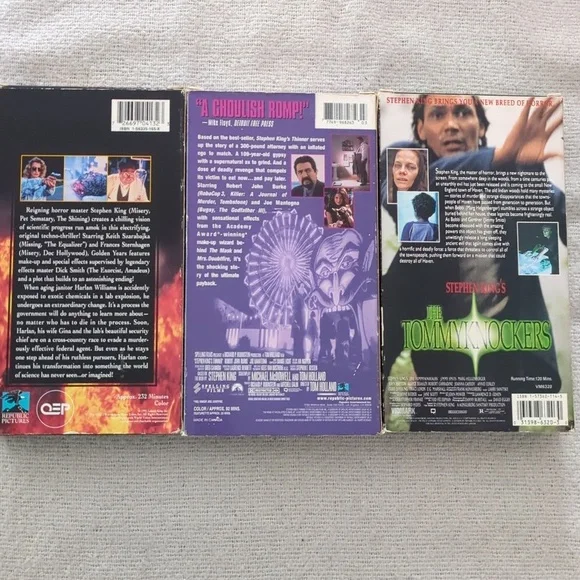 Stephen King VHS Bundle - Picture 2 of 3